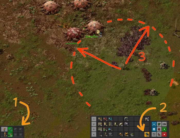 Основы боевых тактик в Factorio