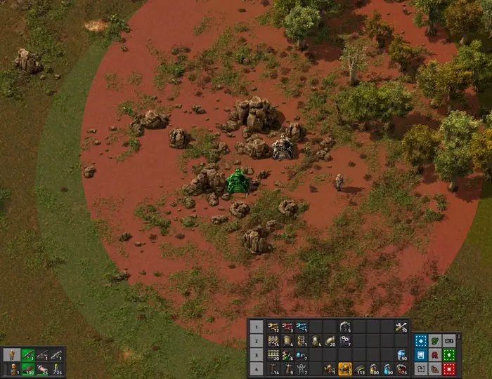 Расстановка турелей в Factorio