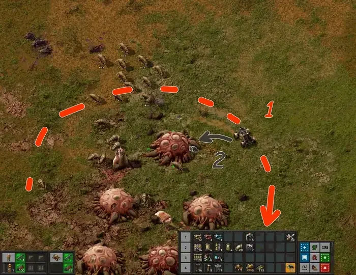 Зачищаем улья в Factorio