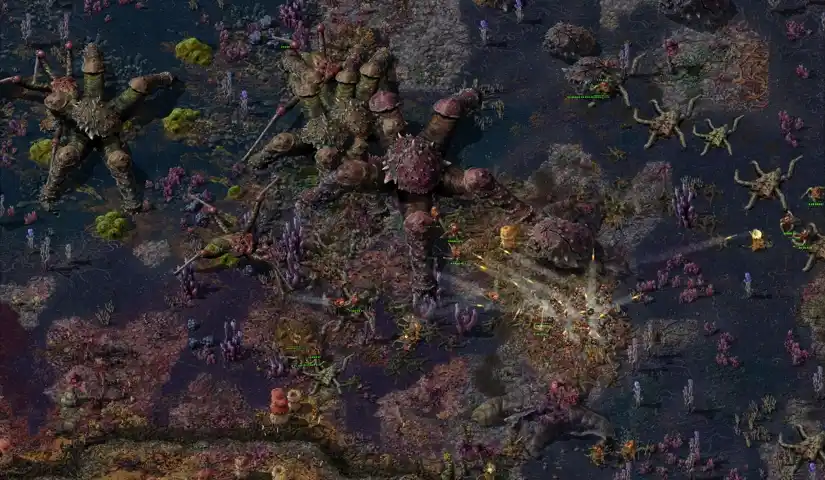 Боевая группа Spidertron в Factorio