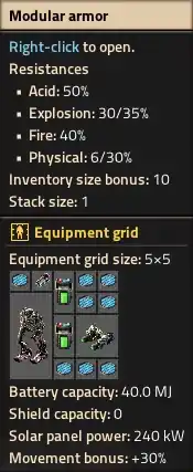 Броня для строительства Factorio
