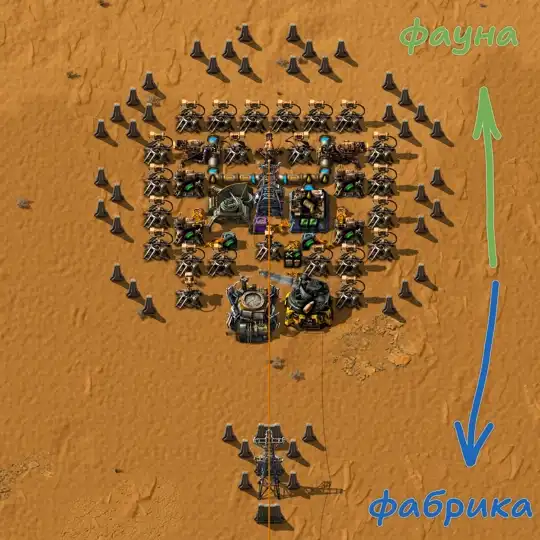 Усиленный форпост в Factorio