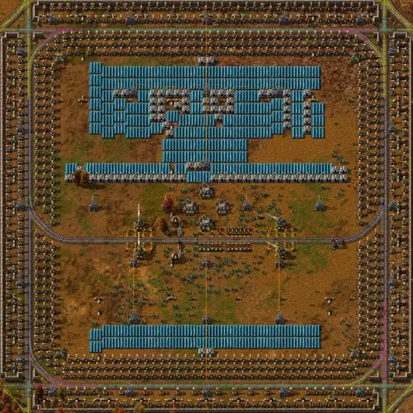 Самый ужасный форпост в Factorio